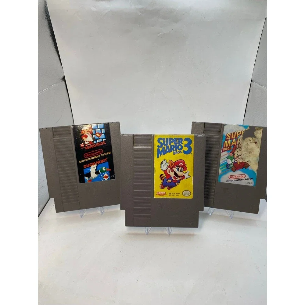 Super Mario Bros 1 2 3 - Original Nintendo NES -Trilogy OEM Bundle (carts Only)